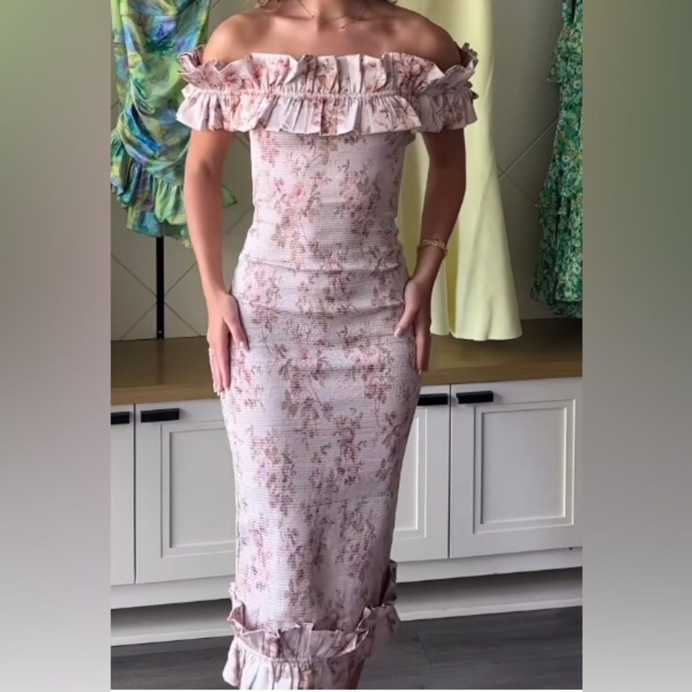 V Chapman Lilac Dress, Dusty Rose, Size 6, Like New Condition